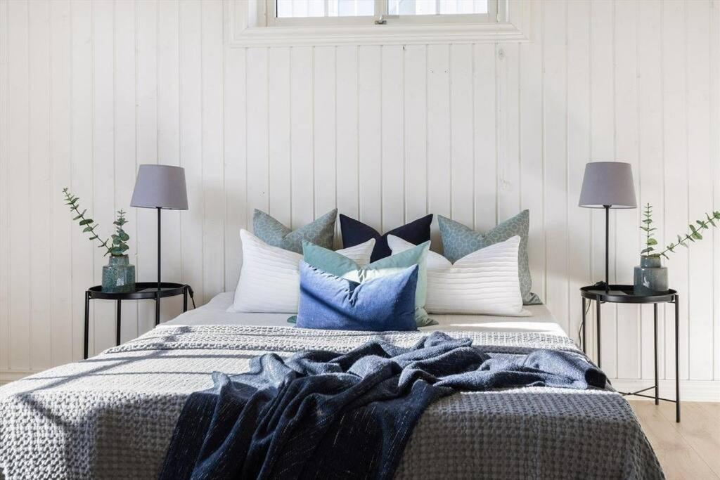 Apartament Lys Og Sentral Leilighet Med Terrasse Og Hage Lillehammer Zewnętrze zdjęcie
