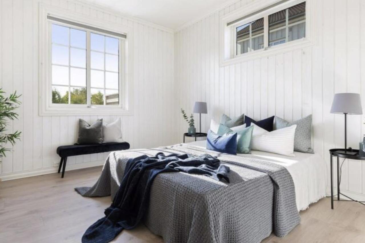 Apartament Lys Og Sentral Leilighet Med Terrasse Og Hage Lillehammer Zewnętrze zdjęcie